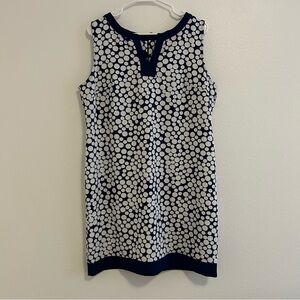 Blue and White Polka Dot Dress